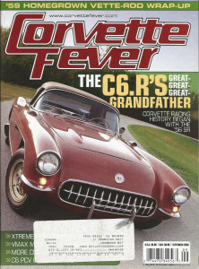 CORVETTE FEVER 2009 SEPT - 56 C6R & SR, 63 TANKER, NEW 59 INTERIOR